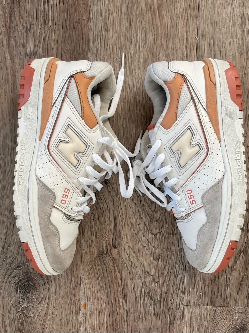 Women Size 8.5 New Balance 550 Au Lait Orange Shoes